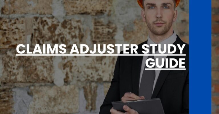 Claims Adjuster Study Guide Feature Image